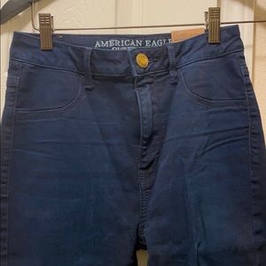 AMERICAN EAGLE HIGH WAISTED SKINNY JEANS SZ 4, NEW